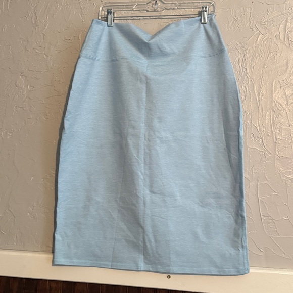 NWOT Aerie Light Blue Pencil Skirt - Picture 1 of 1
